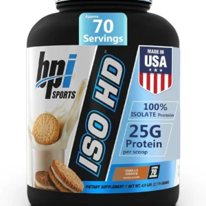 BPI ISO HD VAINILLA COOKIE 70 SERVICIOS 4.8LBS