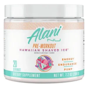 ALANI NU PRE WORKOUT HAWAIIAN SHAVED ICE 20 SERVICIOS