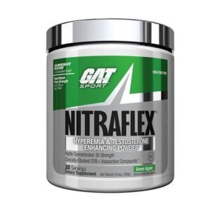 GAT NITRAFLEX 30 SERVICIOS GREEN APPLE